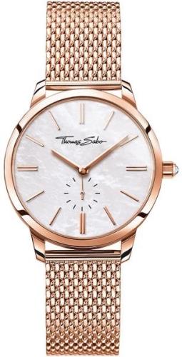 Thomas Sabo Dameklokke WA0303-265-213 Glam Spirit Hvit/Rose-gulltonet