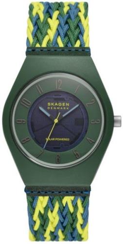 Skagen Dameklokke SKW6881 Samso Grønn/Tekstil Ø37 mm