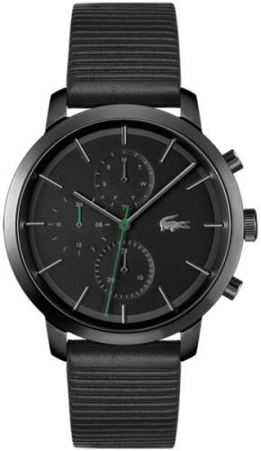 Lacoste Herreklokke 2011177 Replay Sort/Lær Ø44 mm