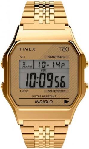 Timex TW2R79200 LCD/Gulltonet stål