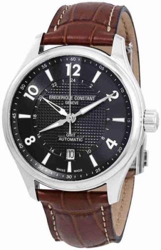 Frederique Constant Herreklokke FC-350RMG5B6 Runabout Grå/Lær Ø42