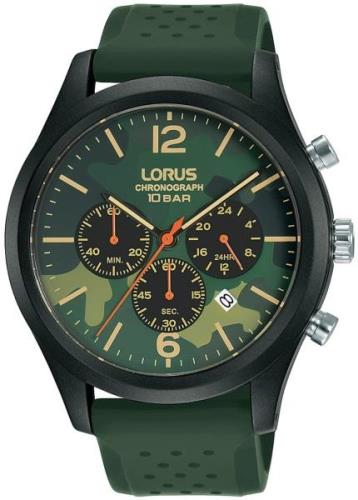 Lorus Herreklokke RT399HX9 Sports Grønn/Plast Ø44 mm