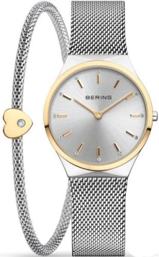 Bering Dameklokke 12131-014-GWP Classic Sølvfarget/Stål Ø30 mm