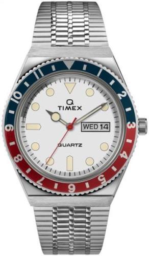Timex Herreklokke TW2U61200 Hvit/Stål Ø38 mm