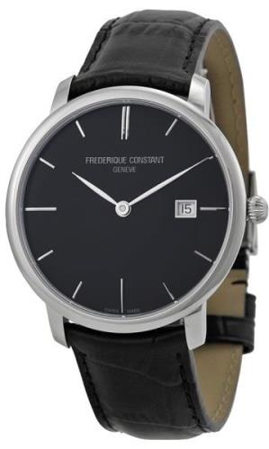 Frederique Constant Herreklokke FC-306G4S6 Classics Sort/Lær Ø40 mm