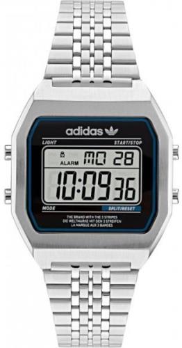 Adidas Dameklokke AOST22072 Street Digital LCD/Stål Ø36 mm