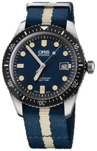 Oris Herreklokke 01 733 7720 4055-07 5 21 29FC Diving Blå/Stål Ø42