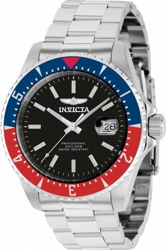 Invicta Herreklokke 36783 Pro Diver Sort/Stål Ø44 mm