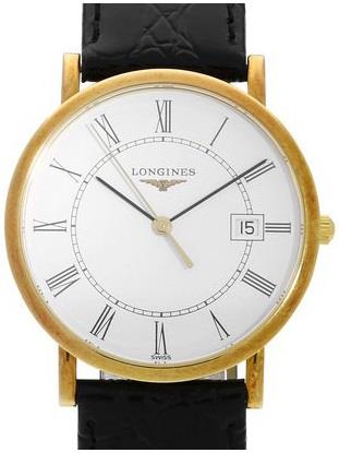 Longines Herreklokke L4.777.6.11.0 Grande Classique Hvit/Lær Ø34 mm