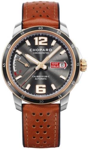 Chopard Herreklokke 168566-6001 Mille Miglia Sort/Lær Ø43 mm