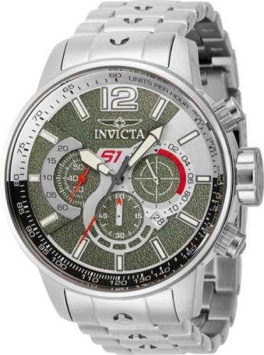 Invicta Herreklokke 41315 S1 Rally Grå/Stål Ø48 mm