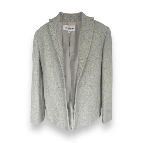 Pre-owned Grå ull Valentino Blazer