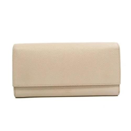 Pre-owned Beige skinn Celine lommebok