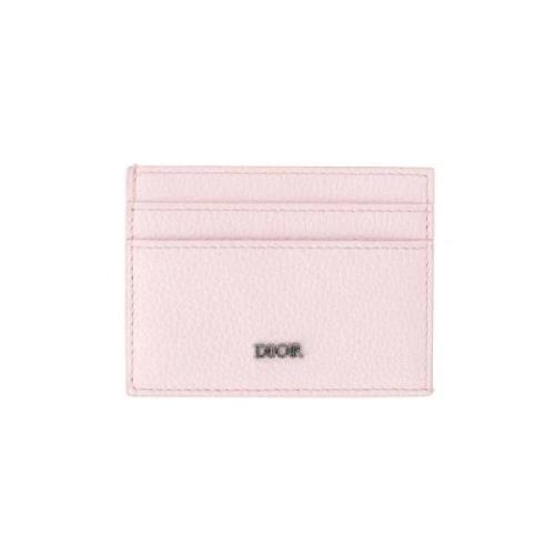 Pre-owned Rosa skinn Dior lommebok