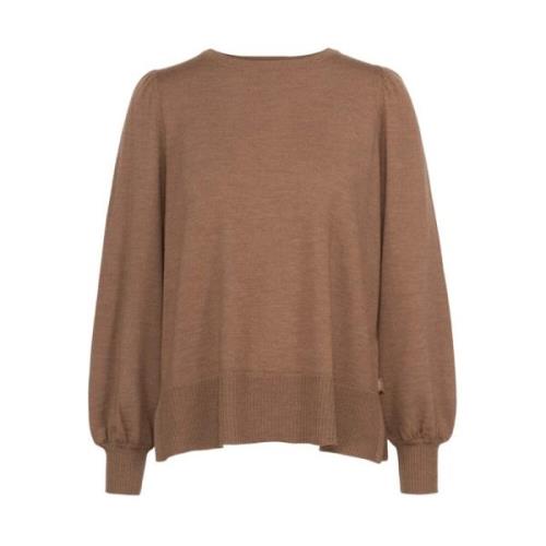 Khaki Merino Sweater Pullover