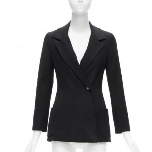 Pre-owned Svart ull Chanel Blazer