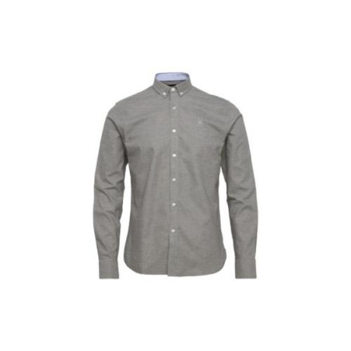 Oxford Stretch Plain L/s skjorte