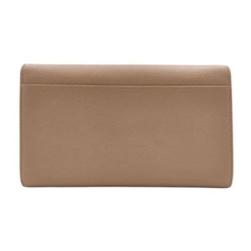 Pre-owned Beige Leather Tiffany ; Co. Lommebok