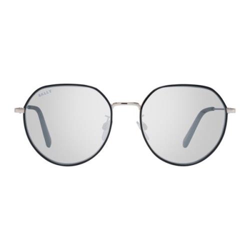 Stilige runde solbriller med grå linser
