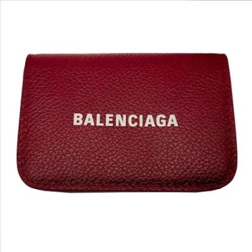 Pre-owned Rød skinn Balenciaga lommebok