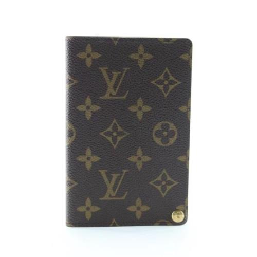 Vintage Brun Lerret Louis Vuitton Dagbok