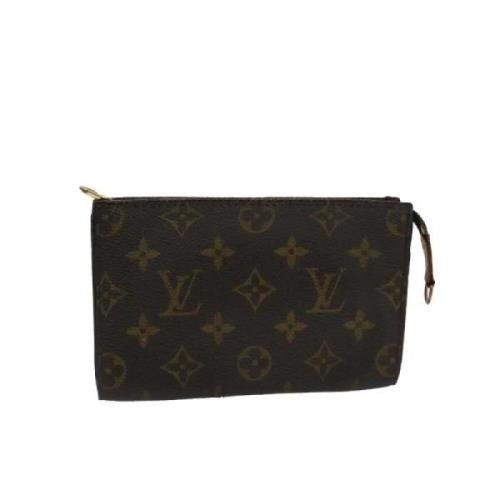 Pre-owned Svart lerret Louis Vuitton lommebok