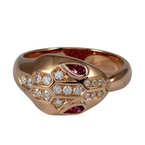 Pre-owned Gull Rose Gull Bvlgari Ring