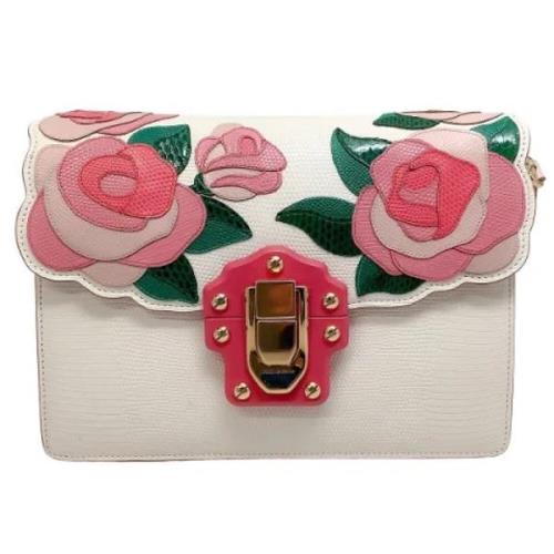 Pre-owned Rosa skinn Dolce &; Gabbana veske