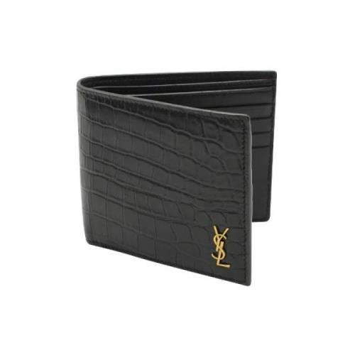 Pre-owned Svart skinn Yves Saint Laurent lommebok