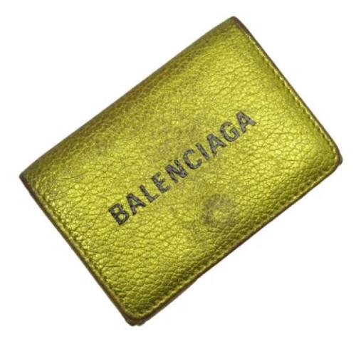 Pre-owned Grønn skinn Balenciaga lommebok