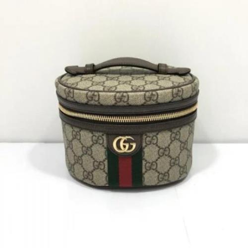 Pre-owned Beige lerret Gucci Ophidia