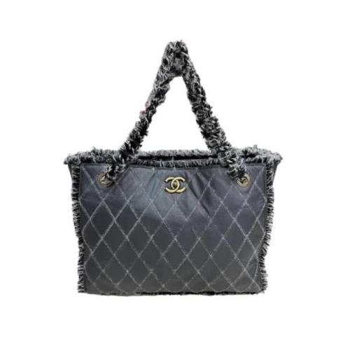 Pre-owned Grått stoff Chanel Tote