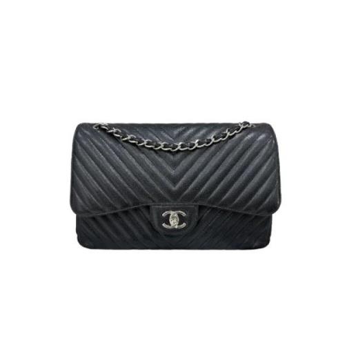 Pre-owned Svart skinn Chanel skulderveske