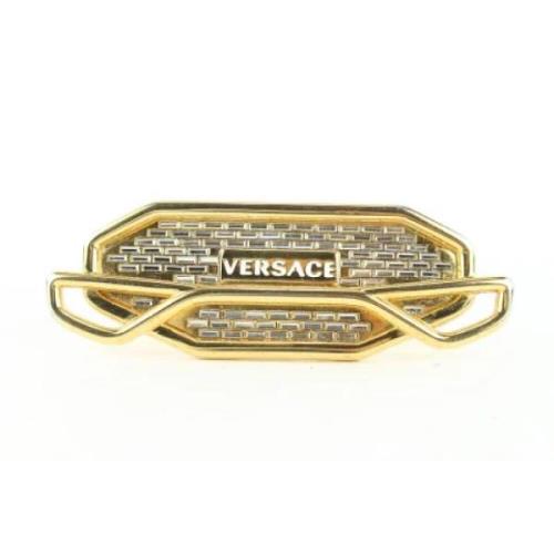 Pre-owned Gull Metal Versace Ring