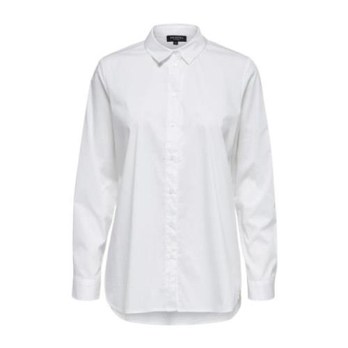 Ori LS Side Zip Skjorte - Bright White