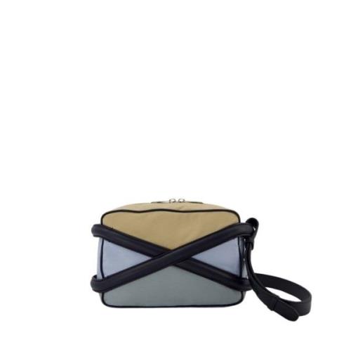 Multifarget Skinn Crossbody Kameraveske