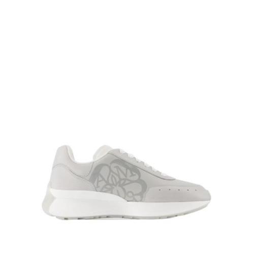 Multifargede Skinn Sneakers - Oversized Stil