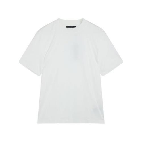 White Lindeberg Ace Mock Neck T-Shirt T-SKorter Topper