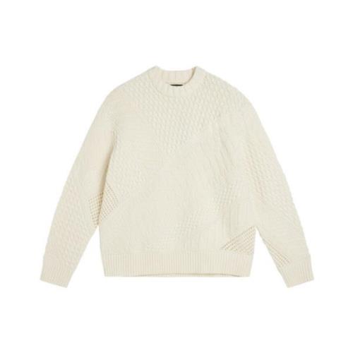 Savio Cable Knit Mock Neck - Cloud White