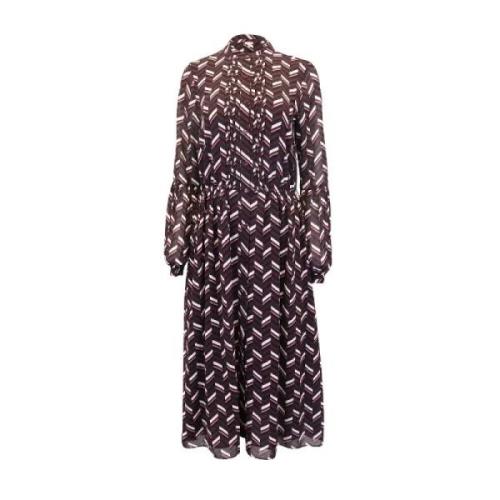 Pre-owned Lilla polyester Michael Kors kjole