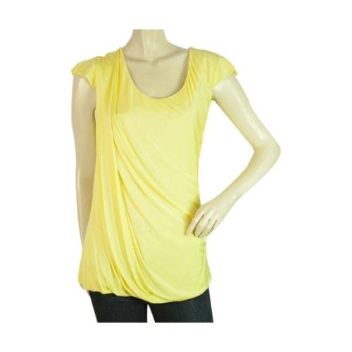 Pre-eide Viscose Fantastic Draped Blouse Long Top