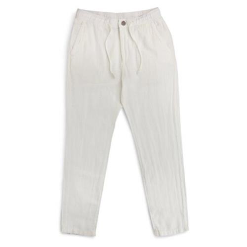 The Gilli Linen Pants Hvit