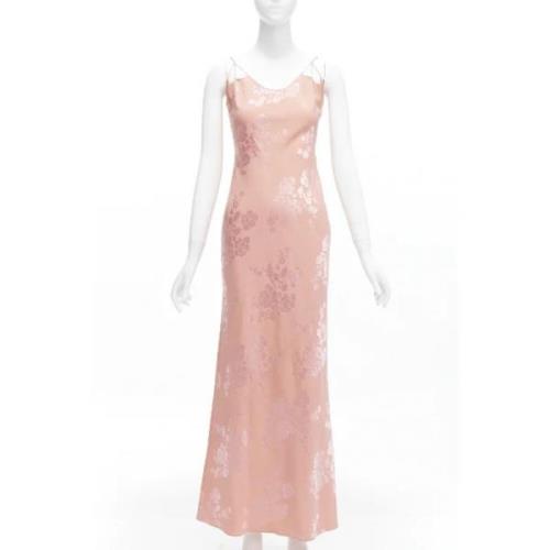 Pre-owned Rosa ull Dior kjole