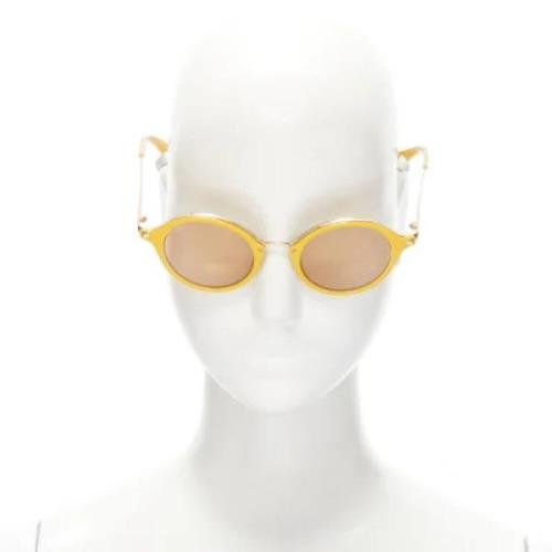 Pre-owned Gul Acetate Loewe solbriller