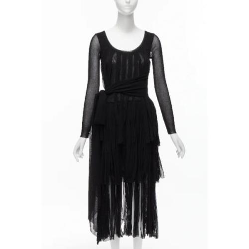 Pre-owned Svart tyll Jean Paul Gaultier kjole