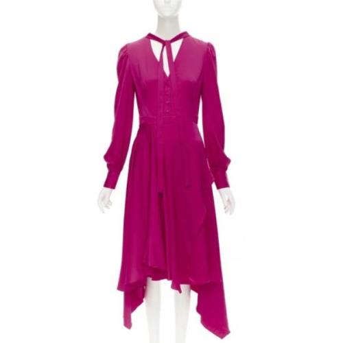 Pre-owned Rosa silke Alexander McQueen kjole