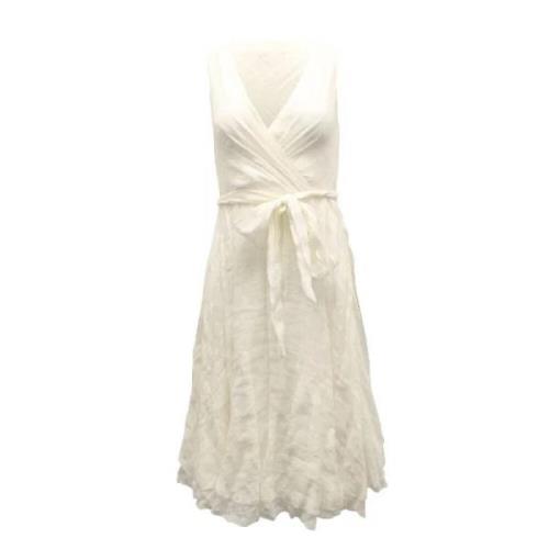 Pre-owned Hvitt stoff Ralph Lauren kjole