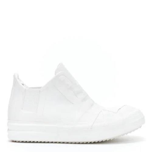 Pre-owned Hvit gummi Rick Owens joggesko