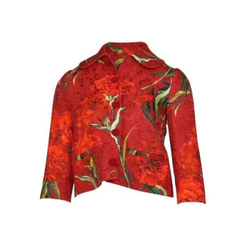 Pre-owned Rød bomull Dolce &amp;amp; Gabbana jakke