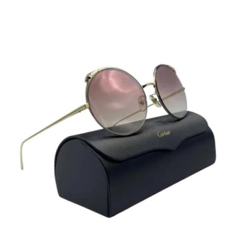 Pre-owned Brown Metal Cartier solbriller
